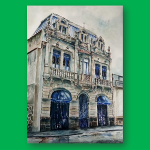 Vieja Casona Acuarela